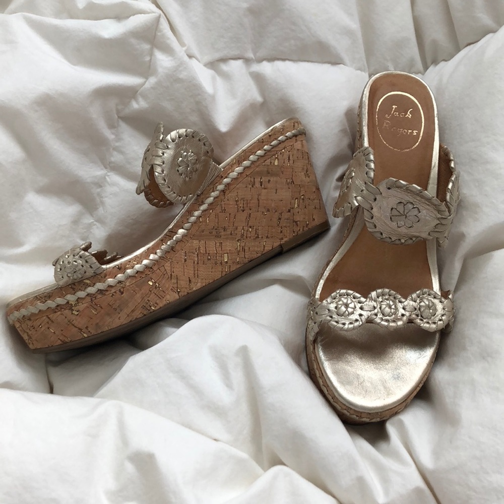 Jack Rogers Leigh Wedge Slides